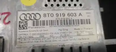 Second-hand car spare part multifunction display for audi a4 berlina (b8) básico oem iam references 8t0919603a  