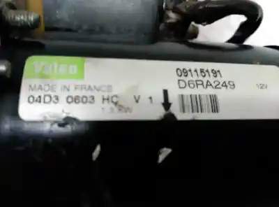 Автозапчастина б/у двигун запускається для opel corsa c club посилання на oem iam 09115191 d6ra249 93184533