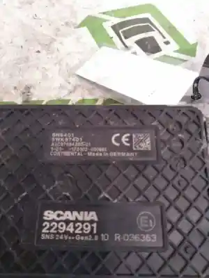 Автозапчасти б/у датчик за scania serie p/g/r (l-clase) fsa r450 (4x2) largo cr 19 a ссылки oem iam 2294291  