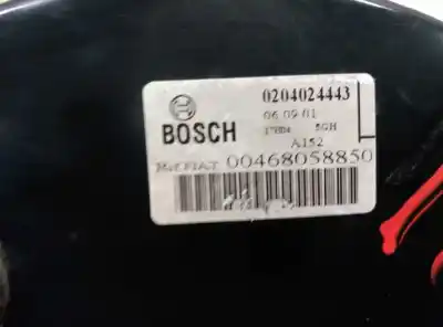 Автозапчастина б/у гальмівний серво для fiat stilo (192) 1.9 jtd cat посилання на oem iam 468058850  0077363306
