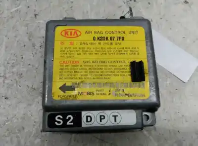 Peça sobressalente para automóvel em segunda mão centralina de airbag por kia shuma ii 1.6 ls 4 berlina referências oem iam 0k2dk677f0b