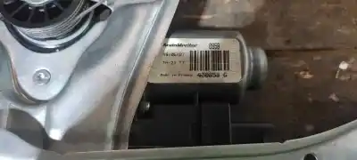 Second-hand car spare part driver left window regulator for renault clio iii authentique oem iam references 400858g  6 pins