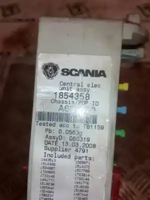 İkinci el araba yedek parçası röle/sigorta kutusu için scania serie p/g/r (c-clase) fg 420 (4x2) corto cp 13 / 14 b oem iam referansları 1854358  1854357