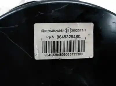 Peça sobressalente para automóvel em segunda mão servo freio por citroen c2 empresa referências oem iam 9649329480  