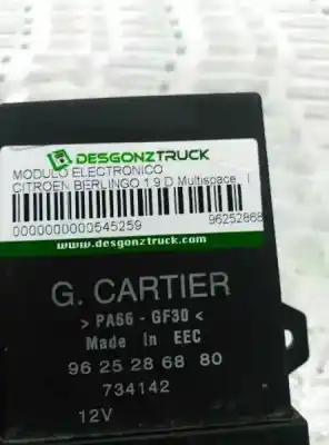 Peça sobressalente para automóvel em segunda mão módulo eletrônico por citroen berlingo 1.9 d multispace referências oem iam 9625286880  