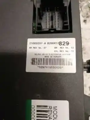 Second-hand car spare part electronic module for renault espace iv (jk0) grand espace dynamique oem iam references 8200414829  