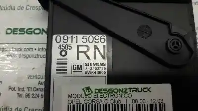Автозапчасти б/у электронный модуль за opel corsa c club ссылки oem iam 09115096  