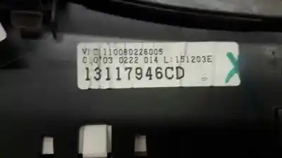 Peça sobressalente para automóvel em segunda mão quadrante por opel corsa c 1.2 16v cat (z 12 xe / lw4) referências oem iam 13117946cd  