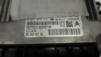 Second-hand car spare part ecu engine control for peugeot 207 confort oem iam references 9664843780  0281013872