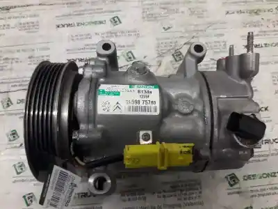 Peça sobressalente para automóvel em segunda mão compressor de ar condicionado a/a a/c por peugeot 207 confort referências oem iam 