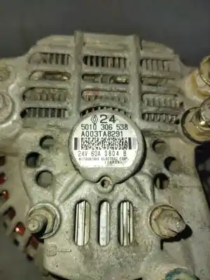 Автозапчастина б/у генератор для renault midlum 7.2 diesel посилання на oem iam 5010306538 24v/60a a003ta8291