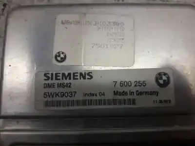 Second-hand car spare part ecu engine control for bmw serie 3 coupe (e46) 2.0 24v oem iam references 7500255  