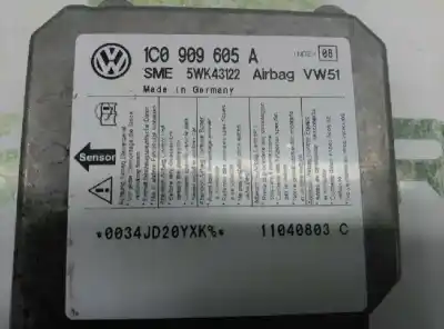 Автозапчастина б/у блок управління подушками безпеки для seat toledo (1m2) select посилання на oem iam 1j0909608e  