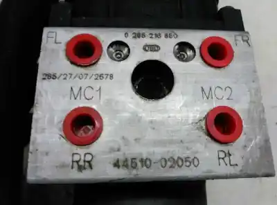 Peça sobressalente para automóvel em segunda mão abs por toyota corolla (_e12_) 2.0 d-4d (cde120_) referências oem iam 4451002050 0273004571 bosch 0265216850