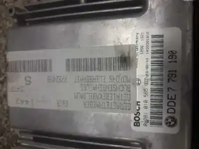 Second-hand car spare part ecu engine control for bmw serie 3 berlina (e46) 320d oem iam references  1039s01010 dde7791190