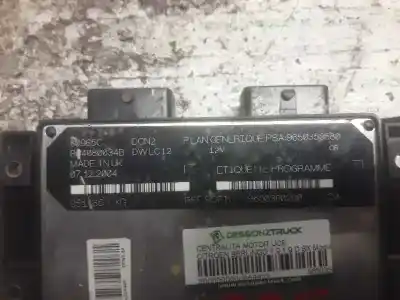 Second-hand car spare part ecu engine control for citroen berlingo 1.9 d multispace oem iam references 9650359580  9650360280