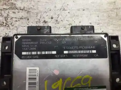 Second-hand car spare part ecu engine control for citroen berlingo 1.9 d multispace oem iam references  dwlc12 r04080034b