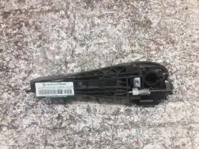 Peça sobressalente para automóvel em segunda mão puxador exterior traseiro esquerdo por citroen c3 1.4 hdi exclusive referências oem iam 9650444480  
