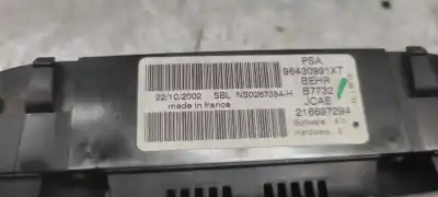 Second-hand car spare part climate control for peugeot 307 break / sw (s1) sw oem iam references 96430991xt  