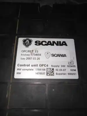 Second-hand car spare part electronic module for scania serie p/g/r (l-clase) fsa 880 (4x2)eb largo cr 19 a oem iam references 1754694 centralita opc4 1758158