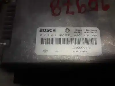 Автозапчастина б/у ебу контролер двигуна для renault scenic (ja..) 1.9 dci authentique посилання на oem iam 0281011102 8200153945 8200222133