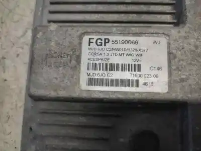Second-hand car spare part ecu engine control for opel corsa c blue line oem iam references 55190069  7160002306