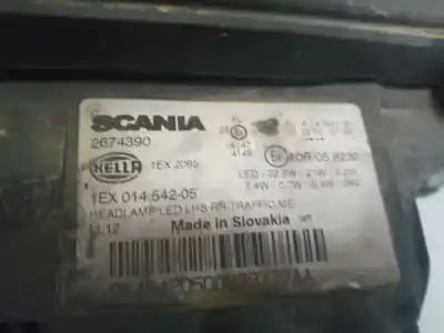 Автозапчастина б/у ліва фара для scania serie p/g/r (c-clase) fsa r450 (4x2) largo cr 19 a посилання на oem iam 2674390  