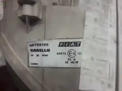 Second-hand car spare part right headlight for fiat seicento (187) active oem iam references   