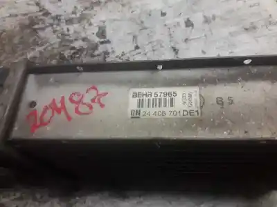Peça sobressalente para automóvel em segunda mão intercooler por opel zafira a elegance referências oem iam 24406701de1  