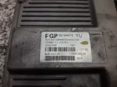 Second-hand car spare part ecu engine control for opel combo familiar oem iam references 55194018 7160006203 4z4s543f