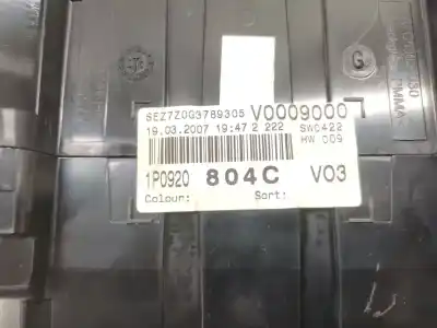 Peça sobressalente para automóvel em segunda mão quadrante por seat leon (1p1) reference referências oem iam 1p0920804c  