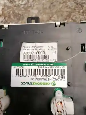 Автозапчастина б/у панель інструментів для renault laguna ii (bg0) authentique посилання на oem iam 8200218863b  501018550077