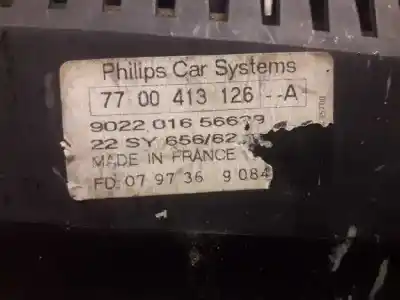 Second-hand car spare part multifunction display for renault laguna (b56) 2.0 d rn (b56f/g) oem iam references 7700822080  