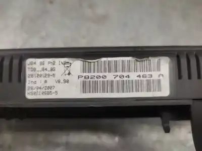 Peça sobressalente para automóvel em segunda mão quadrante por renault scenic ii authentique referências oem iam 8200704463a  