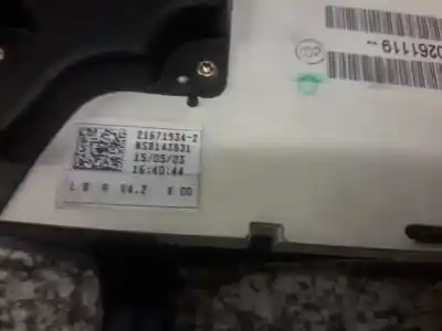 Peça sobressalente para automóvel em segunda mão quadrante por renault clio ii fase ii (b/cb0) authentique referências oem iam 8200261119 ns0017046w 216723130