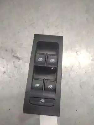 Second-hand car spare part left front power window switch for skoda rapid ambition oem iam references 6v1959857a 12 pins 