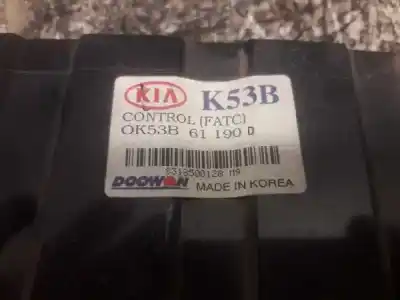 Peça sobressalente para automóvel em segunda mão comando de sofagem (chauffage / ar condicionado)  por kia carnival ii 2.9 cdri ex referências oem iam 0k53b61190d  16/20 pins