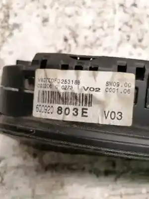 Gebrauchtes Autoersatzteil instrumententafel zum volkswagen polo (9n1) 1.2 12v oem-iam-referenzen 6q0920803e  110080320003a