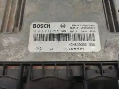 Pièce détachée automobile d'occasion calculateur moteur ecu pour opel vivaro a furgoneta (x83) 1.9 dti (f7) références oem iam 0281011529 8200051608 8200546983