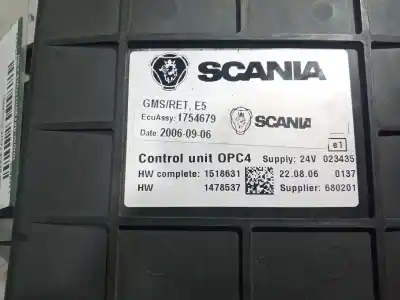 Автозапчасти б/у электронный модуль за scania serie p/g/r (c-clase) 15.6 diesel ссылки oem iam 1754679 1518631 centralita opc4