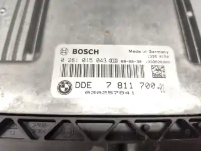 Second-hand car spare part ecu engine control for bmw serie 5 berlina (e60) 520d oem iam references 0281015043 781170001 