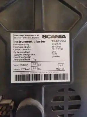 Автозапчастина б/у панель інструментів для scania serie p/g/r (c-clase) 11.7 diesel посилання на oem iam 1545993 1540551 1763528