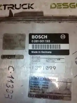 Second-hand car spare part electronic module for scania serie 3 l 113 cll oem iam references 0281001192  1391099