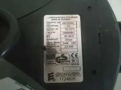 Pezzo di ricambio per auto di seconda mano motore di riscaldamento per scania p,g,r,t - series r 580 riferimenti oem iam 1724826 airtonic d2 