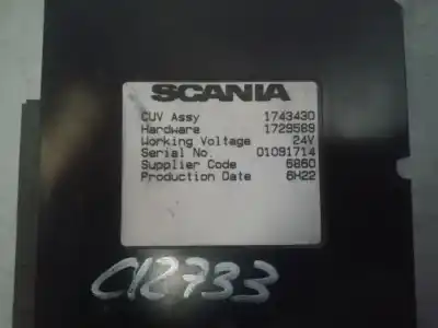 Автозапчасти б/у электронный модуль за scania serie p/g/r (c-clase) 15.6 diesel ссылки oem iam 1743430  