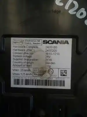 Second-hand car spare part dashboard for scania serie p/g/r (l-clase) fsa r450 (4x2)eb largo cr 19 a oem iam references 2435186  2435209