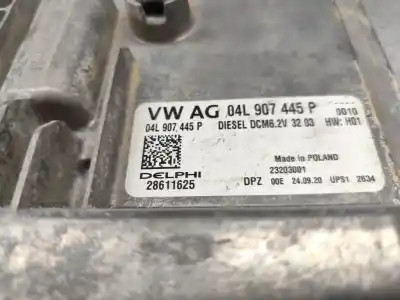 Second-hand car spare part ecu engine control for volkswagen crafter furgón (sy_, sx_) 2.0 tdi oem iam references 04l907445p  