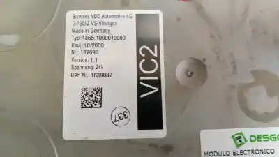 Peça sobressalente para automóvel em segunda mão módulo eletrônico por daf serie xf105.xxx 12.9 diesel referências oem iam 1639082 version1.1 