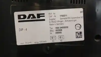 Peça sobressalente para automóvel em segunda mão quadrante por daf serie xf105.xxx 12.9 diesel referências oem iam 1793211  