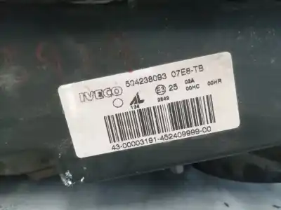 Автозапчасти б/у правая фара за iveco stralis (as) 12.9 diesel ссылки oem iam 504238093  